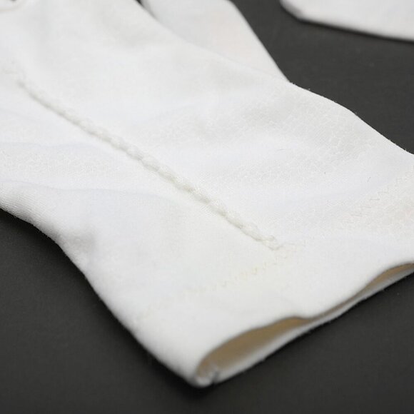 Vintage Max Mayer's Fashion Gloves 1950s White Stretch Czechoslovakia MCM - Picture 13 of 14